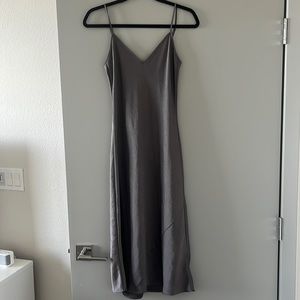 Aritzia Wilfred Midi Slip Dress in Grey. Size XS. Only worn once.